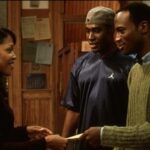 Monica Calhoun, Morris Chestnut, and Taye Diggs in The Best Man (1999)