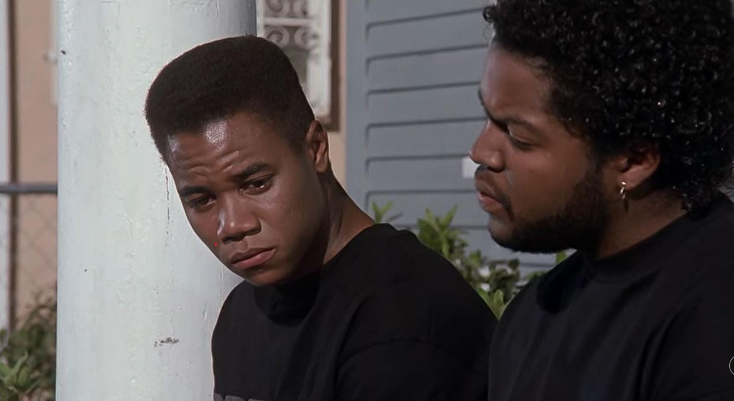 Cuba Gooding Jr. and Ice Cube in Boyz n the Hood (1991)