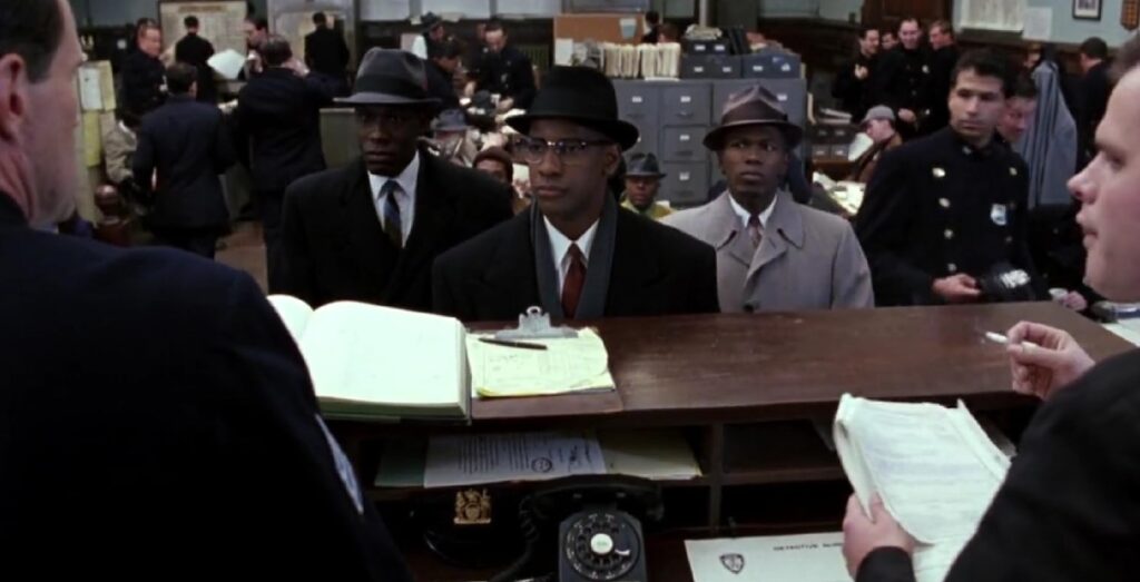 Denzel Washington in Malcolm X (1992)